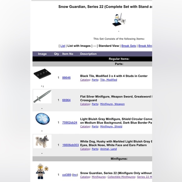 Lego Series 22 Snow Guardian Col389 - Picture 3 of 9